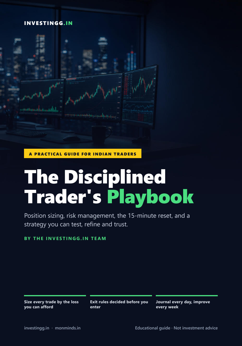 The Disciplined Trader's Playbook cover